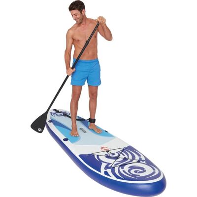 Happy People - 305x81x15 cm - blau/weiß - aufblasbar - Stand up Paddleboard Happy People - 305x81x15 cm - blau/weiß - aufblasbar - Stand up Paddleboard