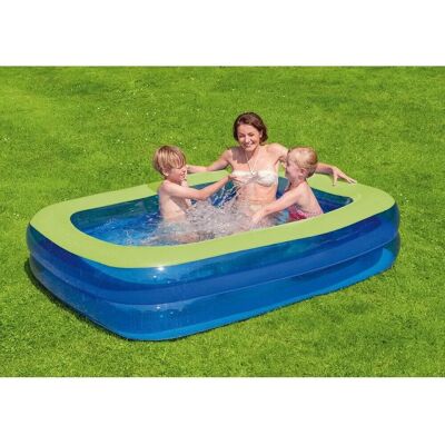 Bigbuy Aufblasbarer Familienpool - 200x150x50cm Bigbuy Aufblasbarer Familienpool - 200x150x50cm