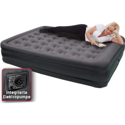 Happy People Luftbett mit Pumpe - Doppel Anthrazit Happy People Luftbett mit Pumpe - Doppel Anthrazit