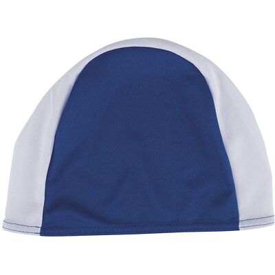 Fashy Erwachsenen Polyester Schwimmkappe - Blau/Weiß Fashy Erwachsenen Polyester Schwimmkappe - Blau/Weiß