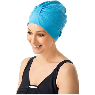 Bonnet de Natation Fashy Bleu Ciel Drapé - Bonnet de Natation Bonnet de Natation Fashy Bleu Ciel Drapé - Bonnet de Natation