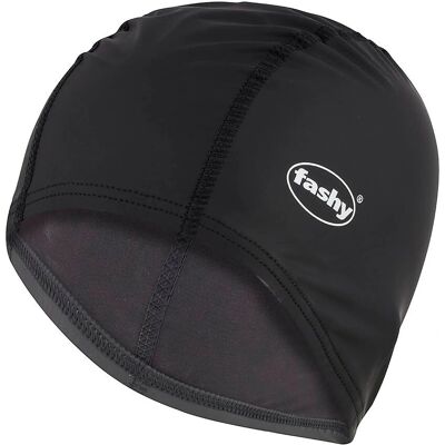 Casque de Natation Lycra Fashy - Noir - Publicité Casque de Natation Lycra Fashy - Noir - Publicité