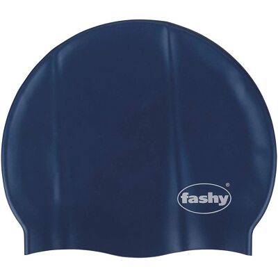 Fashy Midnight Blue Silicone Swim Cap - Competition Swimming Fashy Midnight Blue Silicone Swim Cap - Competition Swimming
