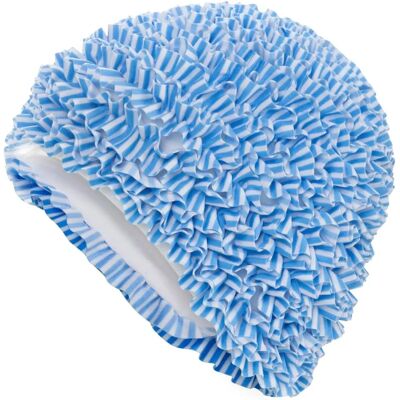 Bonnet de bain à volants Sky Blue - Bonnet de bain Bonnet de bain à volants Sky Blue - Bonnet de bain
