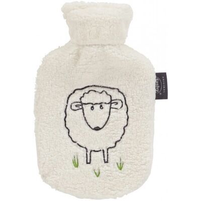 Fashy 65265_67150 Housse de bouillotte en peluche blanche - Housse de bouillotte Fashy 65265_67150 Housse de bouillotte en peluche blanche - Housse de bouillotte