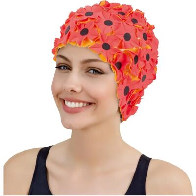 Fashy 3192 Pink Rubber Cap - Swimming Cap Fashy 3192 Pink Rubber Cap - Swimming Cap