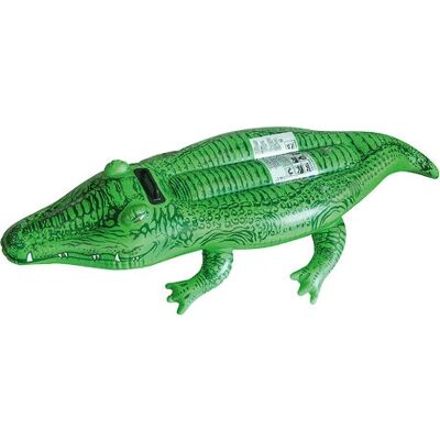 Fashy Crocodile Rider Green Inflatable Mattress - Floating Product Fashy Crocodile Rider Green Inflatable Mattress - Floating Product