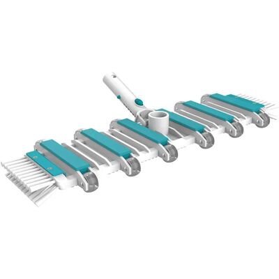 Cepillo de Piscina Bayrol - Diseño Rectangular Flexible, Compatible con Varillas Telescópicas, Eliminación Efectiva de Suciedad Cepillo de Piscina Bayrol - Diseño Rectangular Flexible, Compatible con Varillas Telescópicas, Eliminación Efectiva de Suciedad