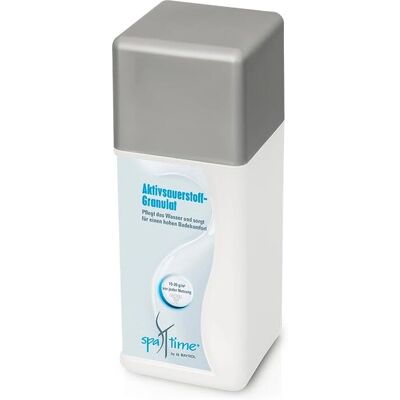 Granulés d'oxygène actif SpaTime Bayrol 1kg - Gris métallisé - Taille : 11,5kg - Publicité Granulés d'oxygène actif SpaTime Bayrol 1kg - Gris métallisé - Taille : 11,5kg - Publicité