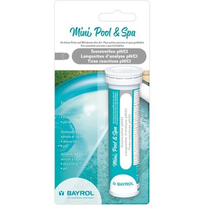 BAYROL Easy Pool & Spa Test bandes pH/Cl - Bandes de test d'eau - Publicité BAYROL Easy Pool & Spa Test bandes pH/Cl - Bandes de test d'eau - Publicité