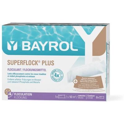 Bayrol SuperFlock Plus Floculant pour piscine - 1 Kg, Cartouches longue durée Bayrol SuperFlock Plus Floculant pour piscine - 1 Kg, Cartouches longue durée