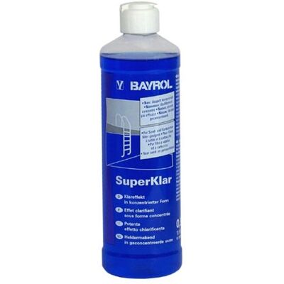 Clarifiant piscine Bayrol Superklar - 0,5L - Compatible tous filtres Clarifiant piscine Bayrol Superklar - 0,5L - Compatible tous filtres