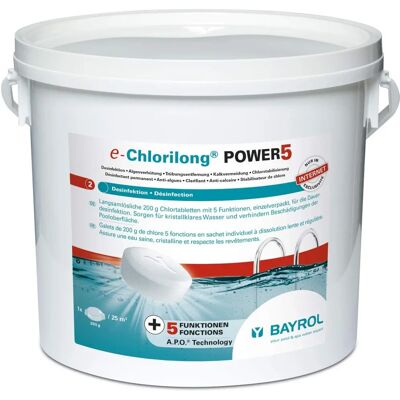 Galets de Chlore Power 5 Bayrol - Galets multifonctions pour piscine - Publicité Galets de Chlore Power 5 Bayrol - Galets multifonctions pour piscine - Publicité