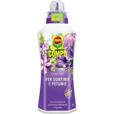 Engrais Compo pour Surfinie et Pétunia - Fertilisant de Jardin - Publicité Engrais Compo pour Surfinie et Pétunia - Fertilisant de Jardin - Publicité