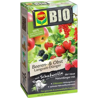 COMPO BIO Hosszú távú bogyós és gyümölcsös műtrágya - 2kg COMPO BIO Hosszú távú bogyós és gyümölcsös műtrágya - 2kg