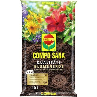 COMPO SANA Minőségi virágföld - 10 liter COMPO SANA Minőségi virágföld - 10 liter