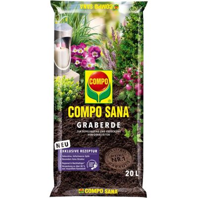 Terra decorativa nera profonda Compo Sana - Terriccio da giardino Terra decorativa nera profonda Compo Sana - Terriccio da giardino