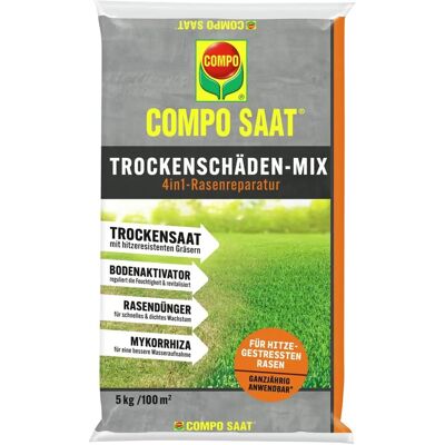Compo GmbH COMPO SAAT Trockenschäden-Mix - Rasenreparatur 5kg Compo GmbH COMPO SAAT Trockenschäden-Mix - Rasenreparatur 5kg