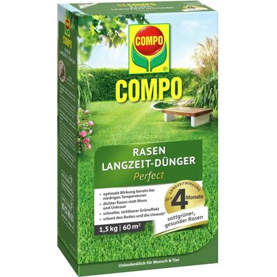Compo Rasen Langzeit-Dünger - Perfekt Compo Rasen Langzeit-Dünger - Perfekt