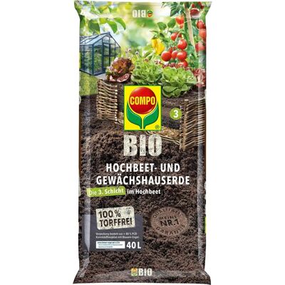 Compo GmbH COMPO BIO Hochbeet- und Gewächshauserde - Erde Compo GmbH COMPO BIO Hochbeet- und Gewächshauserde - Erde
