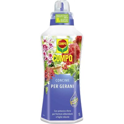 Concime Compo per gerani - 1L - Nutrienti per piante Concime Compo per gerani - 1L - Nutrienti per piante