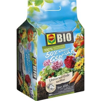 Compo GmbH COMPO BIO Universal Erde - Torffrei, Schafwolle, 30L Compo GmbH COMPO BIO Universal Erde - Torffrei, Schafwolle, 30L