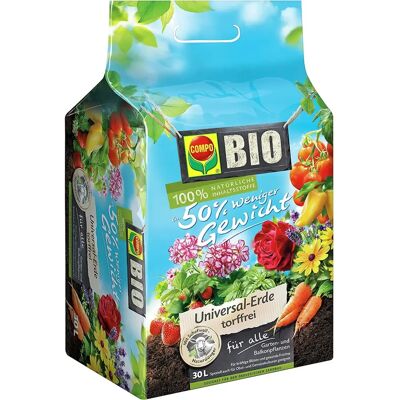 Compo GmbH COMPO BIO Tierra Universal - Sin turba, Lana de oveja, 30L Compo GmbH COMPO BIO Tierra Universal - Sin turba, Lana de oveja, 30L