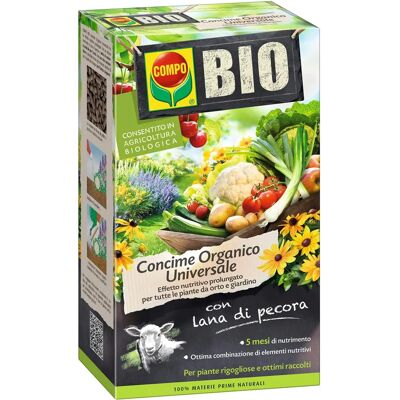 Engrais bio à la laine de mouton - 2kg - Nutriments durables - Publicité Engrais bio à la laine de mouton - 2kg - Nutriments durables - Publicité