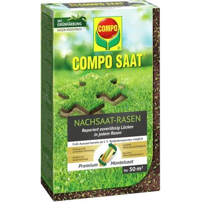 COMPO Rasensaat Nachsaat - 1 kg für 50 m² COMPO Rasensaat Nachsaat - 1 kg für 50 m²