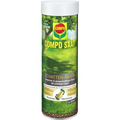 COMPO Marke Shadow Lawn - Dichter Schattenrasen für 15m² COMPO Marke Shadow Lawn - Dichter Schattenrasen für 15m²