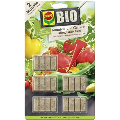 Compo GmbH Bio Tomaten- & Gemüse-Düngersticks - 20 Stück Compo GmbH Bio Tomaten- & Gemüse-Düngersticks - 20 Stück