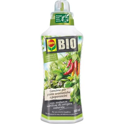 Engrais biologique Compo pour herbes et piments - 500ml - Publicité Engrais biologique Compo pour herbes et piments - 500ml - Publicité