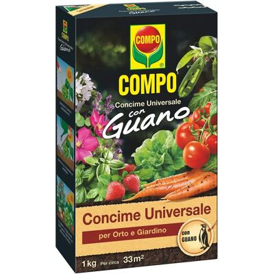 Compo Guano 1 kg - Concime Organico per Giardino & Ortaggi Compo Guano 1 kg - Concime Organico per Giardino & Ortaggi