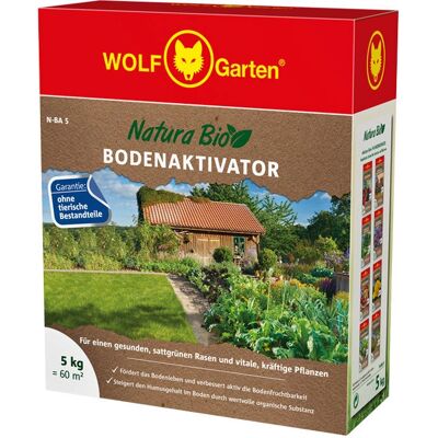 WOLF-Garten N-BA 5 Műtrágya - Organikus talajaktivátor 5kg gyephez és növényekhez WOLF-Garten N-BA 5 Műtrágya - Organikus talajaktivátor 5kg gyephez és növényekhez