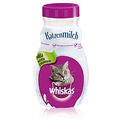 Leche Whiskas para gatos y perros - Bajo en lactosa, 200ml Leche Whiskas para gatos y perros - Bajo en lactosa, 200ml
