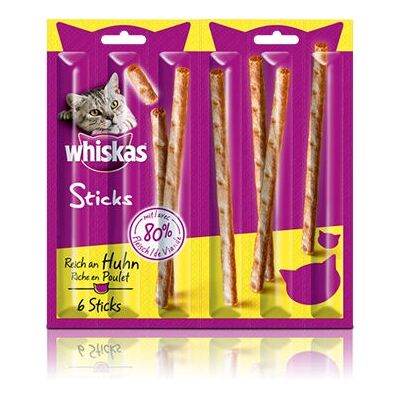 Whiskas 251177/14er Pack Cat Snacks Chicken - Collations pour chats Whiskas 251177/14er Pack Cat Snacks Chicken - Collations pour chats