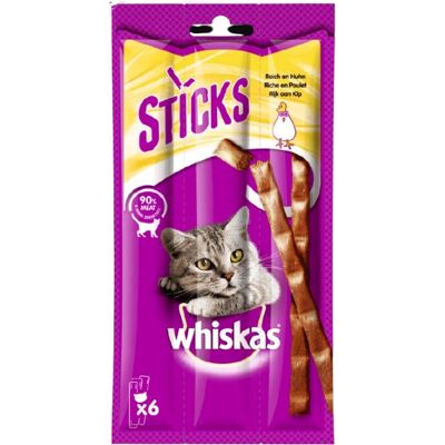 Golosinas para gatos Whiskas con pollo - 36g Golosinas para gatos Whiskas con pollo - 36g