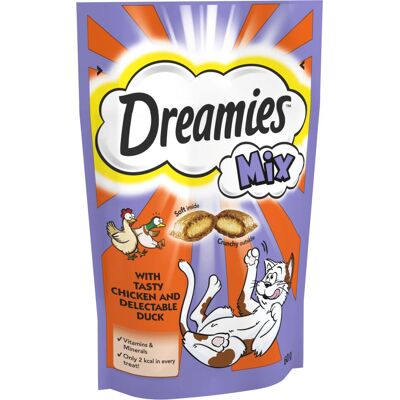 Dreamies Sachet with chicken and duck - 60g Dreamies Sachet with chicken and duck - 60g