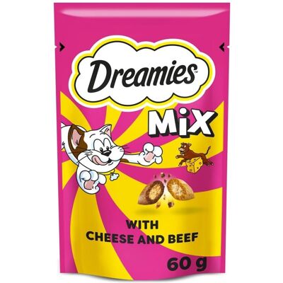 Dreamies - Mix Adult Cat Treats with Cheese and Beef Dreamies - Mix Adult Cat Treats with Cheese and Beef