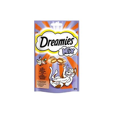 Dreamies Hähnchen & Ente Katzenfutter - 6 x 60 g Dreamies Hähnchen & Ente Katzenfutter - 6 x 60 g