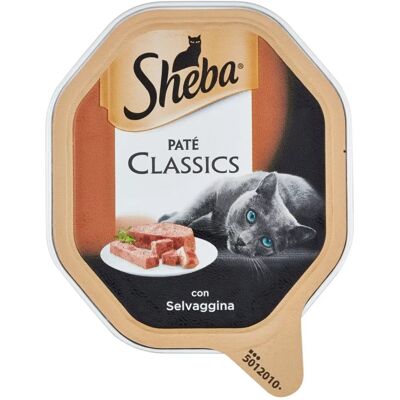Sheba - Multipack Paté per Gatti Selvaggina 22x85G Sheba - Multipack Paté per Gatti Selvaggina 22x85G