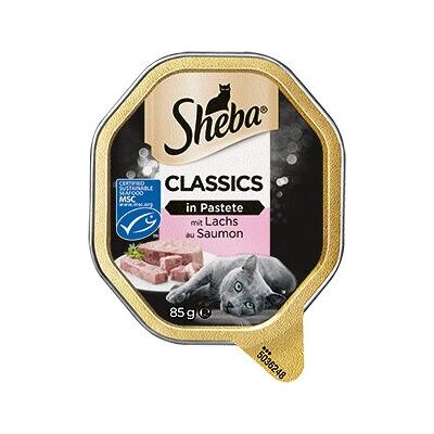 Jedzenie dla kotów Sheba - Różnorodność w pâté, żelatynie i sosie 85 g Jedzenie dla kotów Sheba - Różnorodność w pâté, żelatynie i sosie 85 g