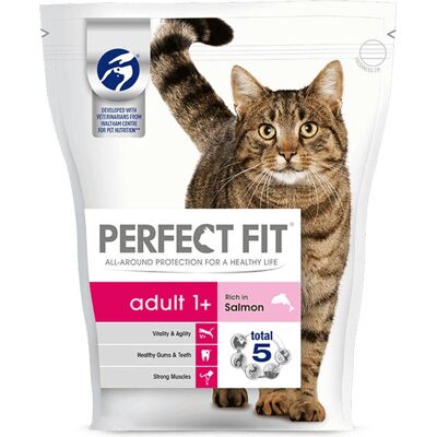 Perfect Fit - 354729 - Saumon - 750 g - Croquettes pour chat - Publicité Perfect Fit - 354729 - Saumon - 750 g - Croquettes pour chat - Publicité