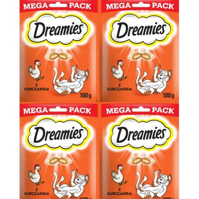 Dreamies Katzensnacks mit Hühnchen - Großpackung - Knuspriger Snack Dreamies Katzensnacks mit Hühnchen - Großpackung - Knuspriger Snack