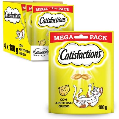 Mars Catisfactions Kaas Snacks Voor Kat - 180g, 4 Stuks Mars Catisfactions Kaas Snacks Voor Kat - 180g, 4 Stuks