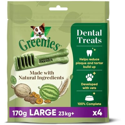 Snacks Dentales Greenies Large para Perros - Control de Sarro Snacks Dentales Greenies Large para Perros - Control de Sarro