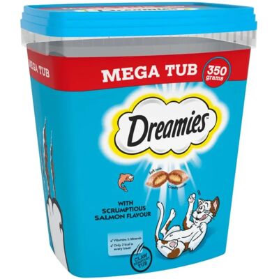 Dreamies Adult 1+ Cat Salmon Treats 700g - Cat Treats Dreamies Adult 1+ Cat Salmon Treats 700g - Cat Treats