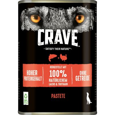 CRAVE Zalm & Kalkoen Hondenvoer - Hoog in eiwitten CRAVE Zalm & Kalkoen Hondenvoer - Hoog in eiwitten