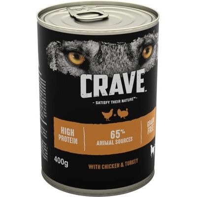 Crave Viljaton koiranruoka Lorekko ja Kana - 6 x 400g tölkki Crave Viljaton koiranruoka Lorekko ja Kana - 6 x 400g tölkki