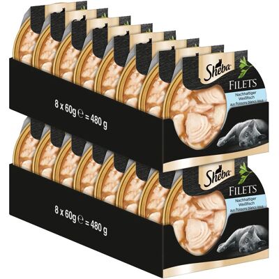 Sheba Filetes de Pescado - Comida húmeda para gatos Sheba Filetes de Pescado - Comida húmeda para gatos